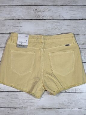 KanCan Yellow Annie High Rise Short, Large NWT SoftGirl LemonadeSummer